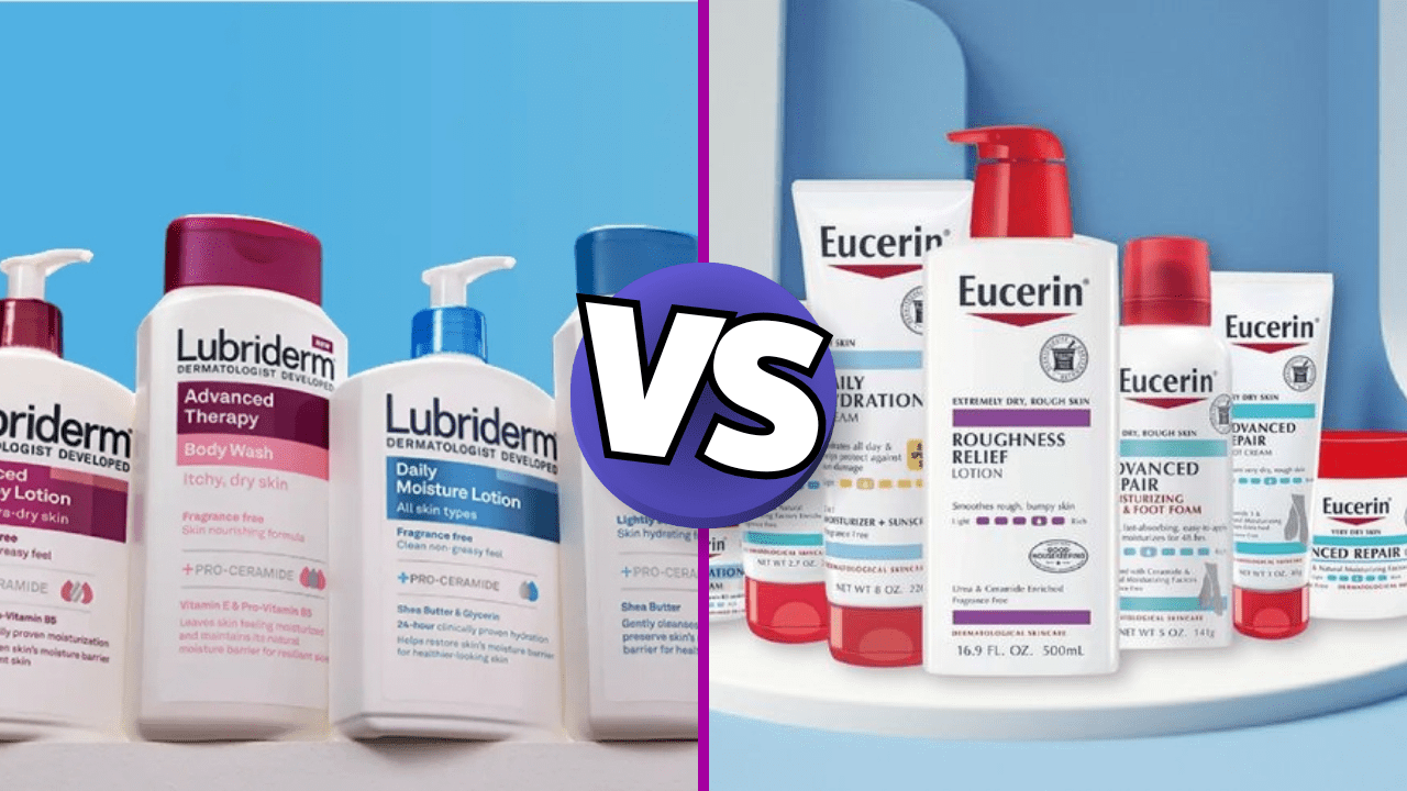 lubriderm vs Eucerin